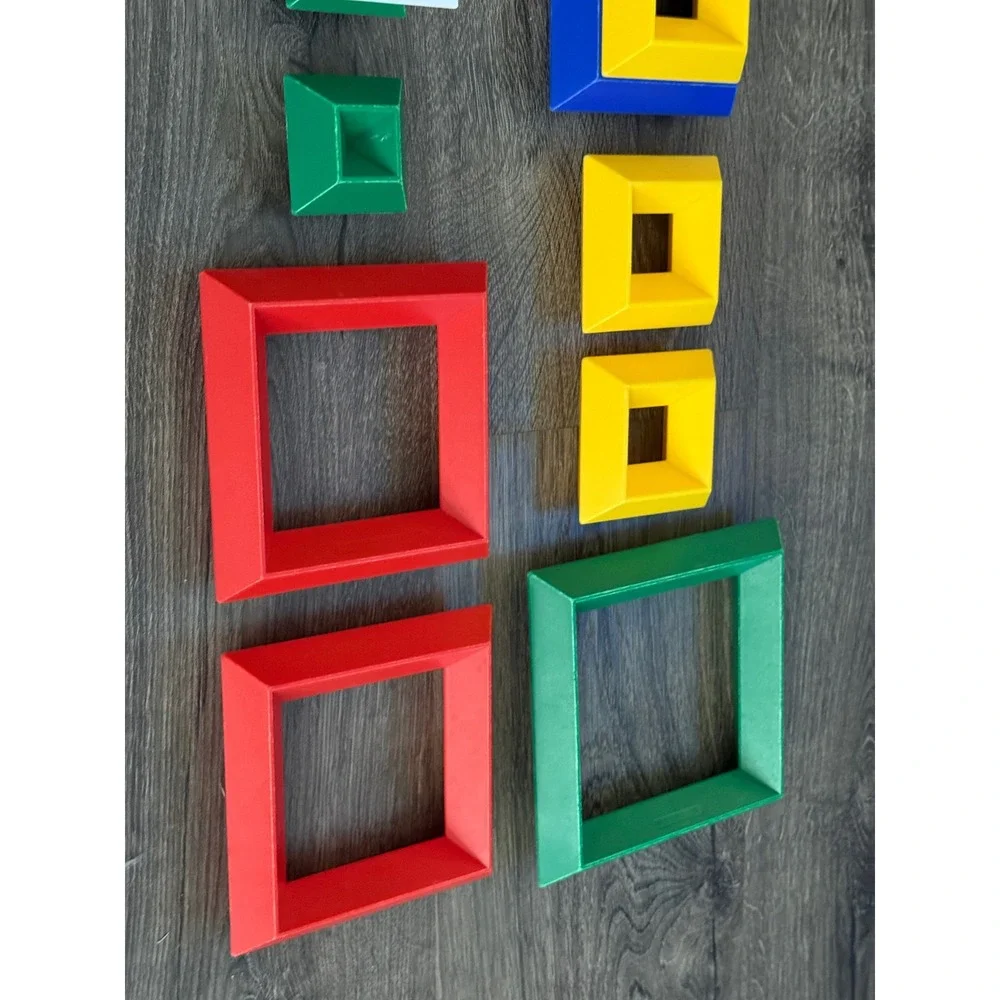 Wedgits Building Blocks Starter Tote Set and Transparent Blocks - Picture 8 of 8